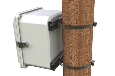 weatherproof pole mounting box